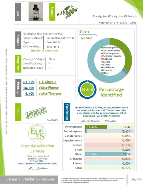 100% Pure Natural Undiluted Eucalyptus Essential Oil (4Oz) Premium Therapeutic Grade Aromatherapy